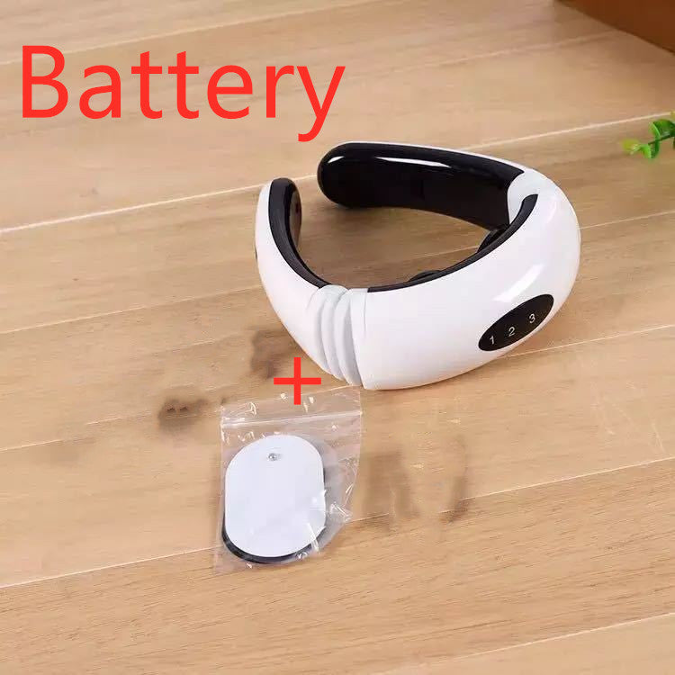Multifunctional Shoulder & Neck Massager with Heat & EMS Therapy – Portable Pain Relief Device