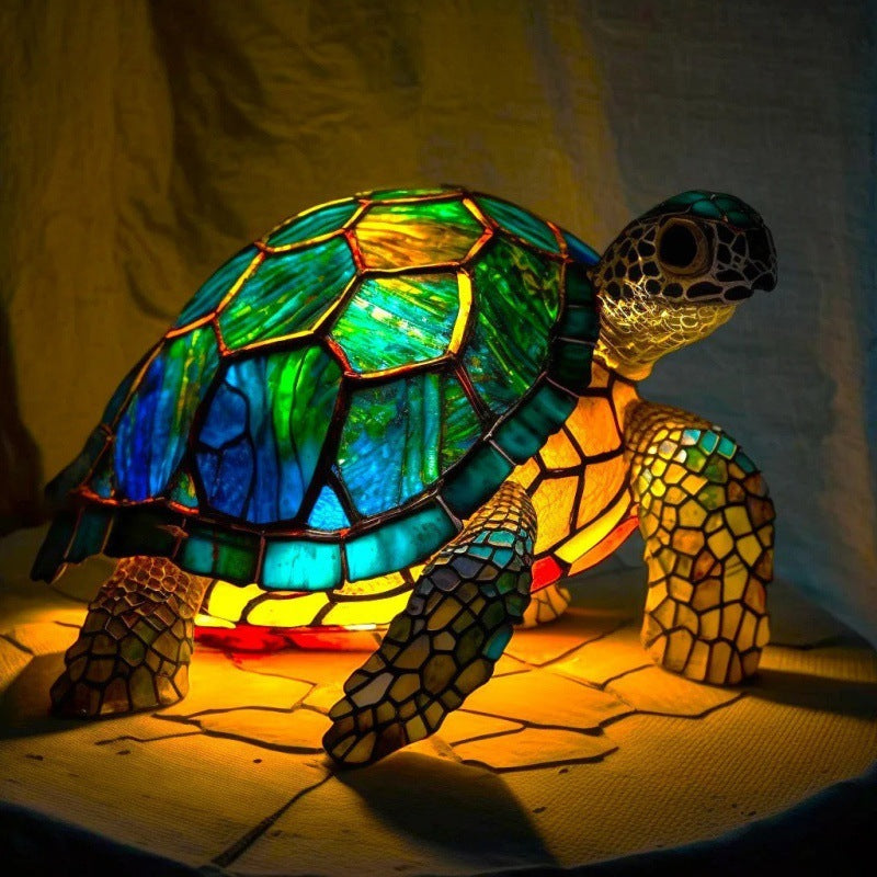 Retro Animal Resin Table Lamp – Decorative Night Light for Bedroom Home Decor