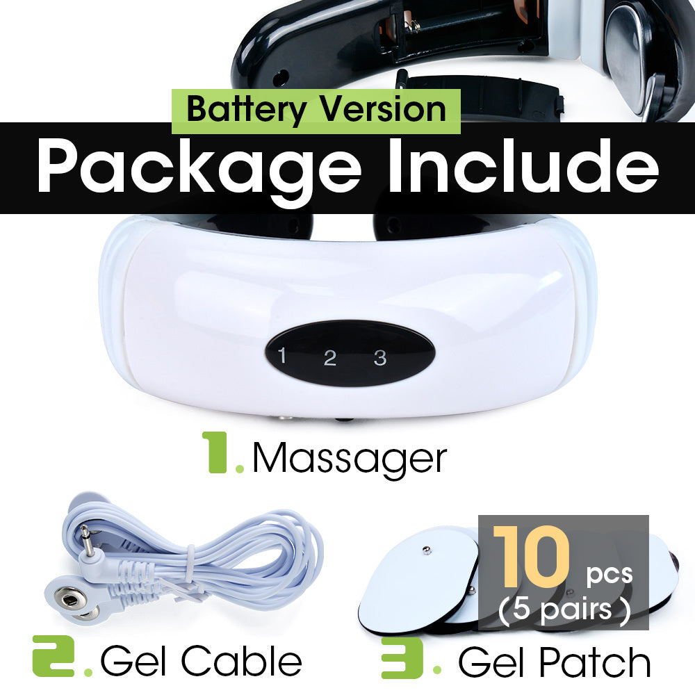 Multifunctional Shoulder & Neck Massager with Heat & EMS Therapy – Portable Pain Relief Device