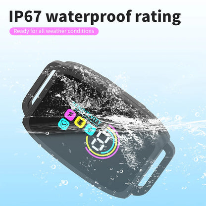 Smart Anti-Bark Dog Collar with LCD Display - Rechargeable, Waterproof, 3 Training Modes