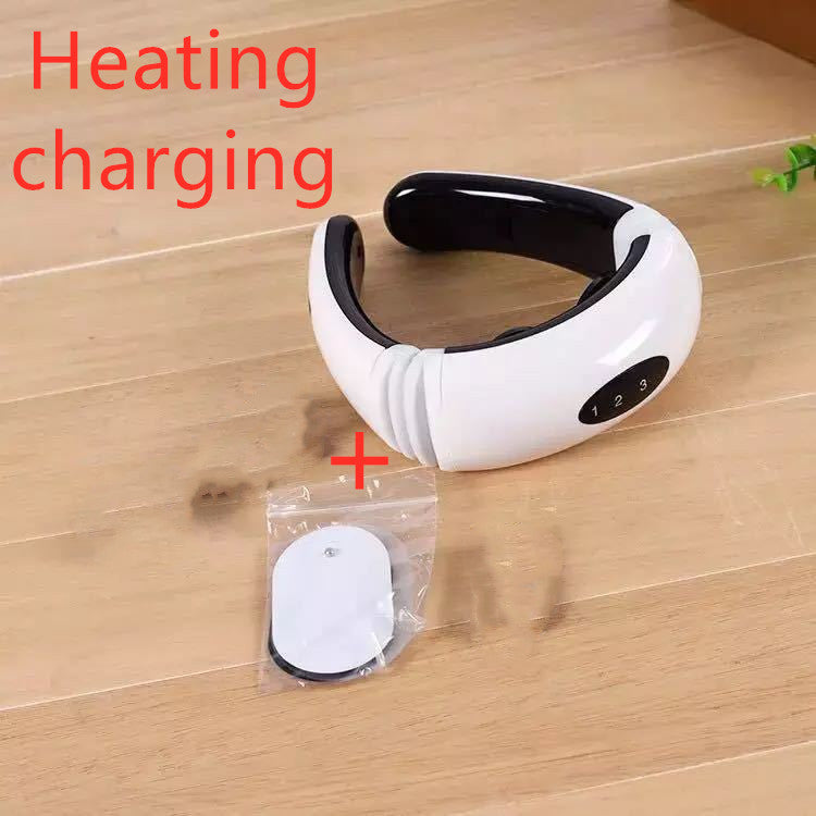 Multifunctional Shoulder & Neck Massager with Heat & EMS Therapy – Portable Pain Relief Device