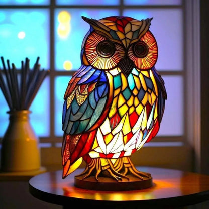 Retro Animal Resin Table Lamp – Decorative Night Light for Bedroom Home Decor