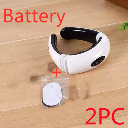 Multifunctional Shoulder & Neck Massager with Heat & EMS Therapy – Portable Pain Relief Device