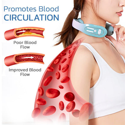 Smart EMS Neck Massager – Lightweight Cervical Pain Relief Device