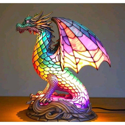 Retro Animal Resin Table Lamp – Decorative Night Light for Bedroom Home Decor