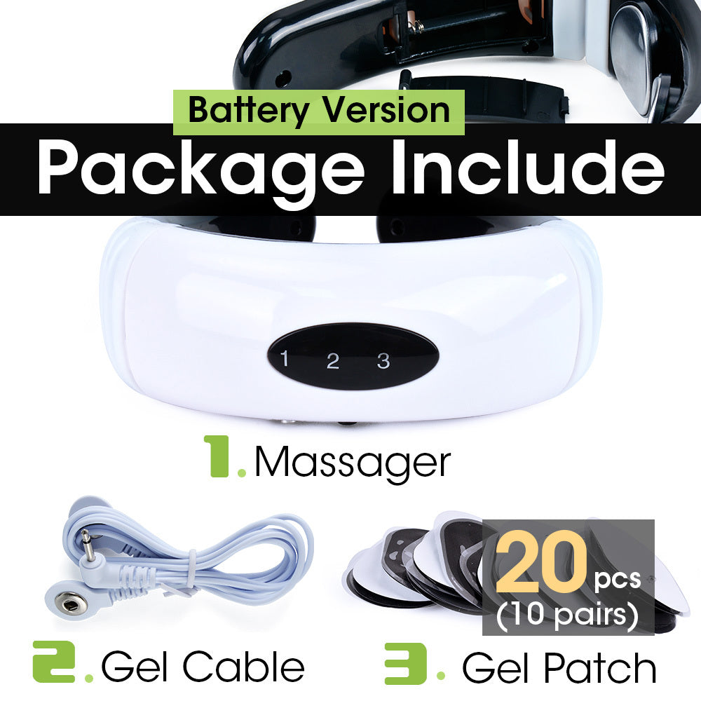 Multifunctional Shoulder & Neck Massager with Heat & EMS Therapy – Portable Pain Relief Device
